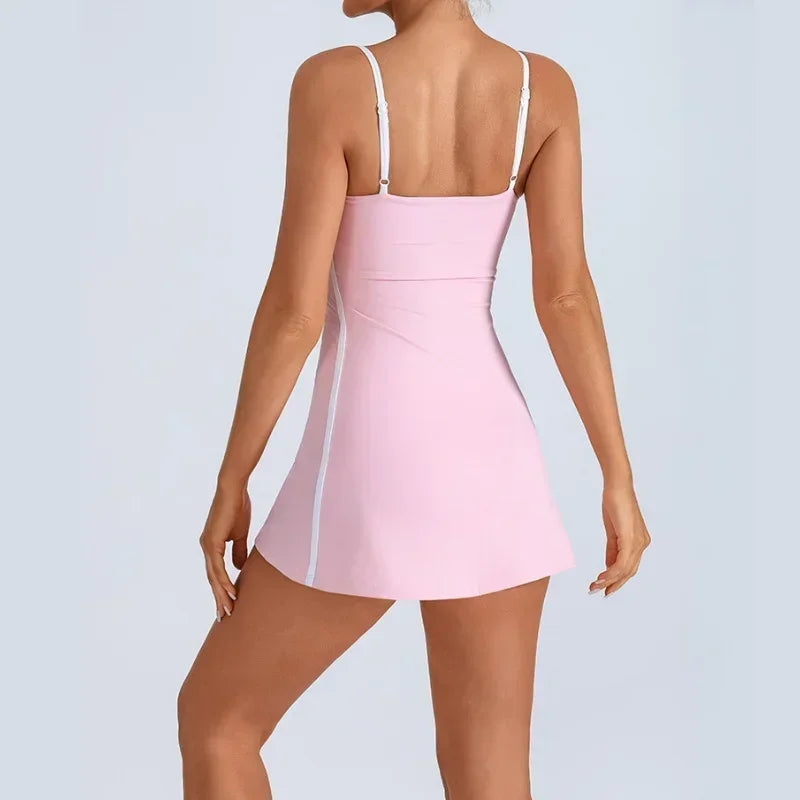 Golf Tennis Badminton One-Piece Casual Workout Suit